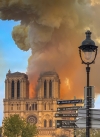 Notre Dame de Paris en feu