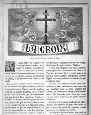 Presse catholique, presse papiste ? L’histoire du journal La Croix